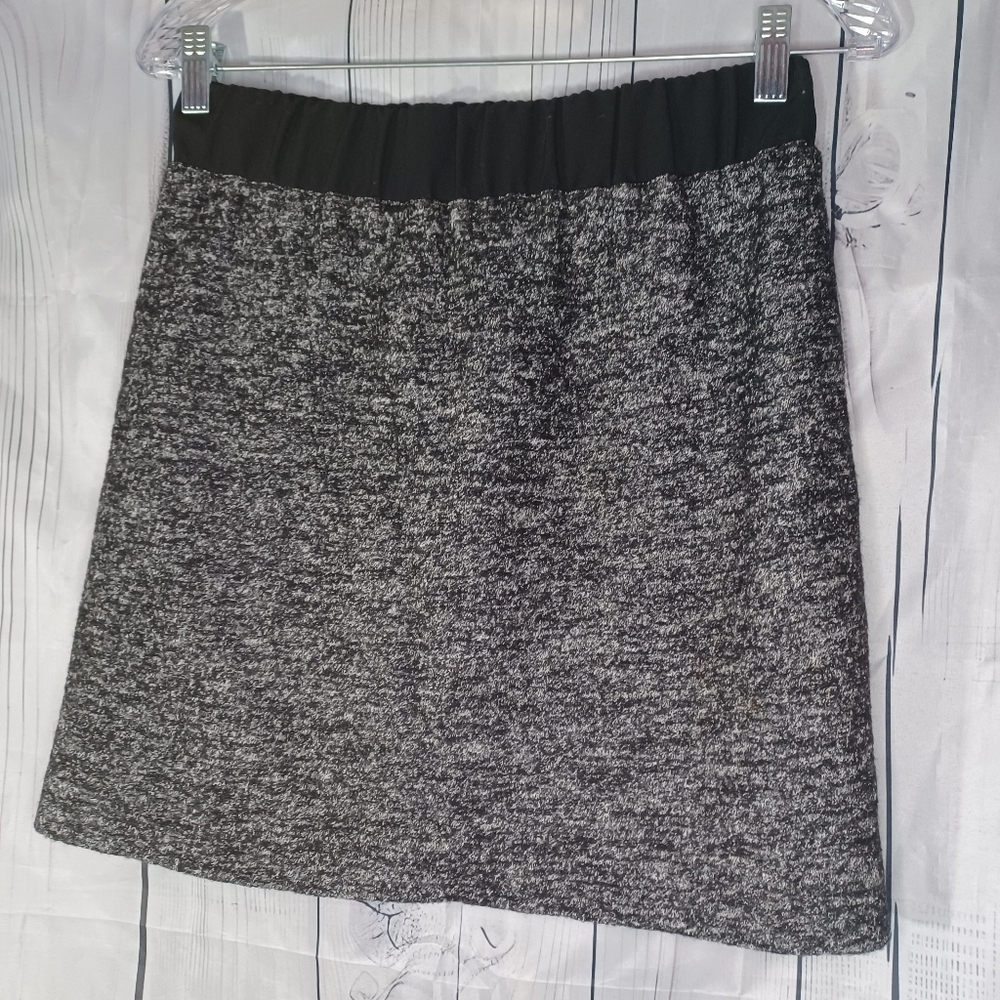Loft pull on tweed wool blend preppy classic mini skirt - Picture 6 of 11